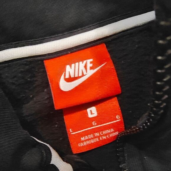 Nike Black Air Logo Long Sleeve Pullover -U - Picture 5 of 5